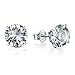 Voila Reve Stud Earrings White Gold Plated Sterling Silver Earrings 