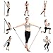 NICEAO Resistance Bands Set – Include 5 Stackable Exercise Bands with Carry Bag, Door Anchor Attachment, Legs Ankle Straps & Bonus eBook – 100% Life Time Guarantee