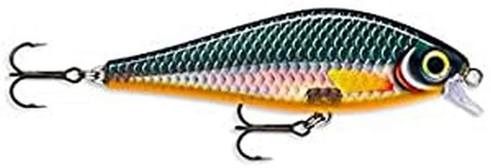 Rapala Super Shadow Rap Lure with Two No. 3/0 Hooks, 1-1.4 m Swimming Depth, 16 cm Size, Halloween