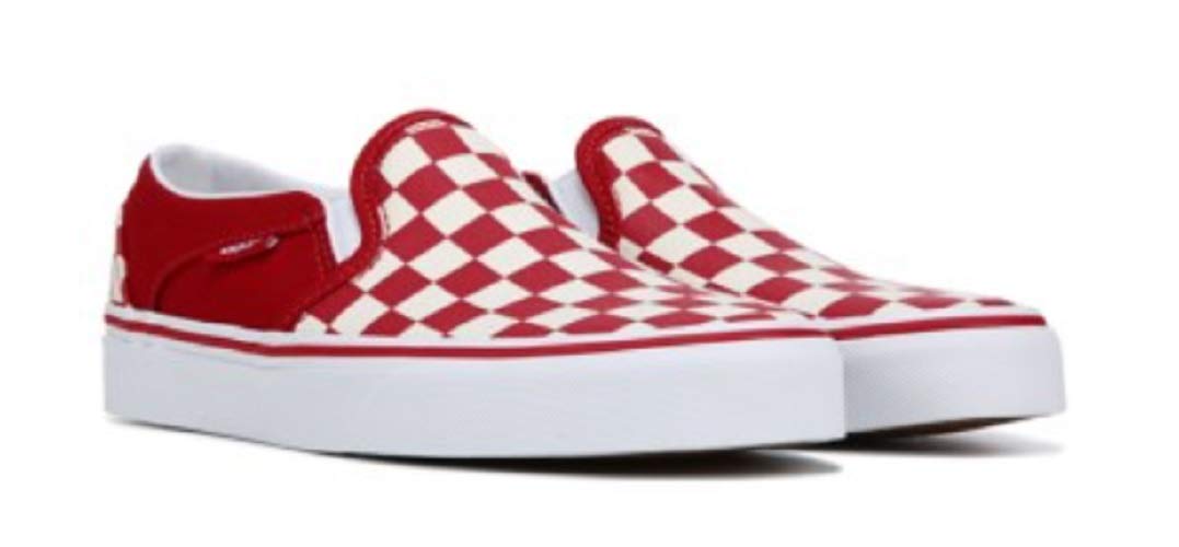 Vans Unisex Modern, Checkerboard Red, 10 US Women