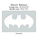 XXL Stencil - Classic Batman Symbol