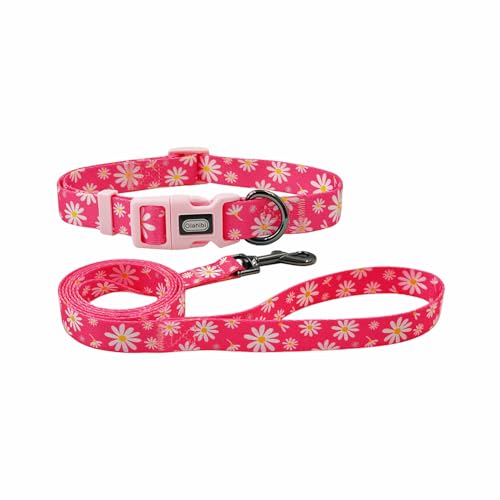 Olahibi Floral Dog Collar and Leash