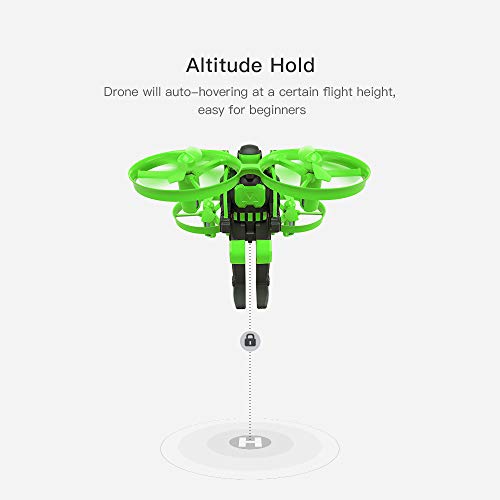 Mini Nano Drone for Kids Beginners Lefant Jetpack 2.4GHz Remote Control Quadcopter RC Toy with 6