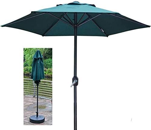 ガーデンパラソル 風に強い 0 Cmガーデンパラソルグリーン 引き出物 Uv50 クランク付きバルコニーカフェビーチ ベース含まず サンシェード屋外パティオパラソル