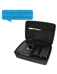Khanka Hrad   Funda de viaje para Canon Selphy CP1200 y CP1300, color negro