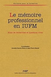 Le  mémoire professionnel en IUFM