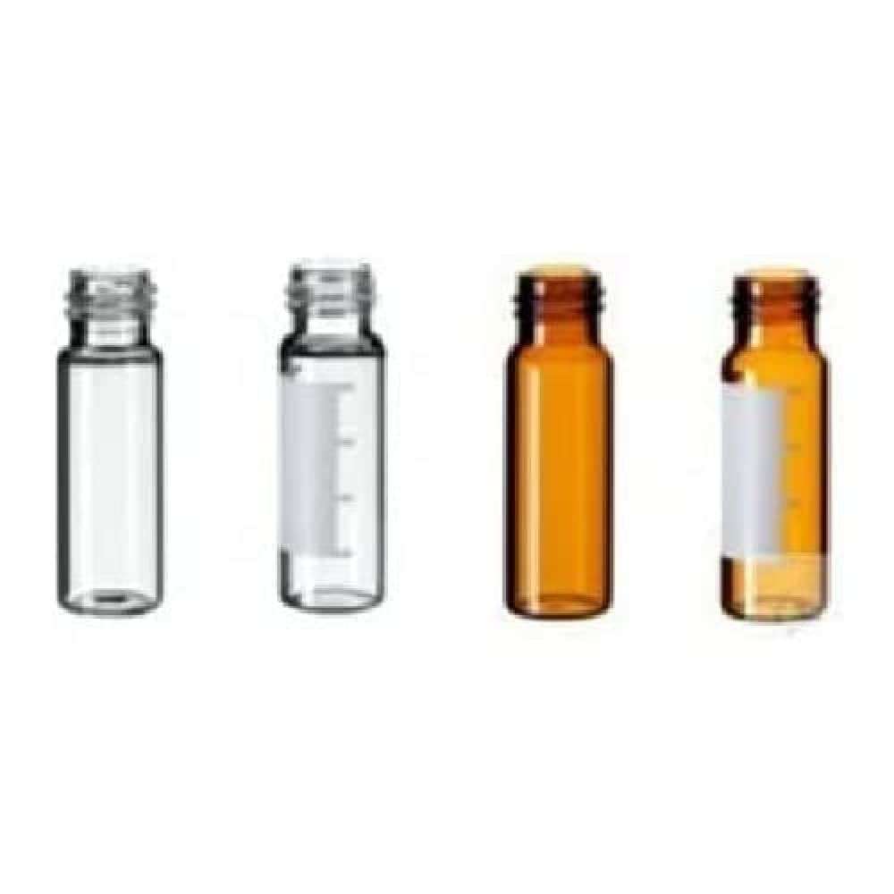 Neolab 7 0765 Thread ND13 45 mm x 14.7 mm Thread 13 – 425, 4.0 Ml Bottles, Clear Glass (Pack of 100)