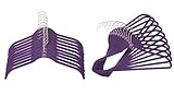 Joy Mangano JHR015000 24 Pk Suit/Shirt Huggable Hangers, Purple