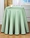 Collections Etc 70 Inch Round Solid Colored Tablecloth, 100% Durable Polyester, Sage Green