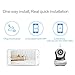 Wireless IP Camera 720P HD - Pan/Tilt/Zoom WiFi Remote Control Indoor PTZ Camera Video Surveillance System Night Vision Two-Way Audio Motion Detection Nanny Cam Home & Office Security