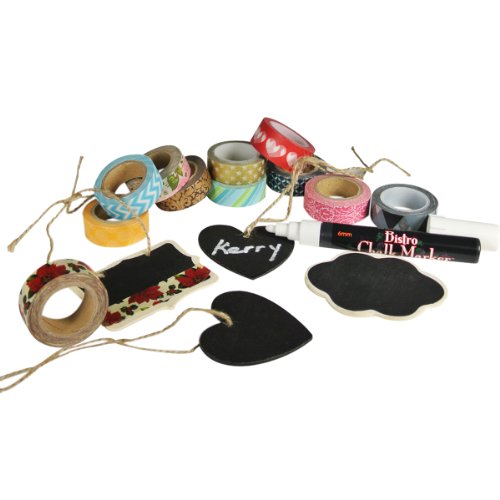 Wrapables Double Sided Chalkboard, Mini, Cloud, Set of 6