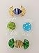 Brccee AC 20pcs Vintage Murano Glass Sweets Wedding Xmas Party Candy Decorations Gift
