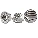 FullerKreg 25 Pcs M8 x 1.25 A2 Stainless Steel DIN 6923 Serrated Hex Flange Nut, 18-8 Stainless Steel 304, Bright Finish