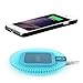 Antye Qi Wireless Charger for iPhone 6 Plus / iPhone 6S Plus, Including Wireless Charging Receiver Case and Wireless Charging Pad Station, Black/Blue