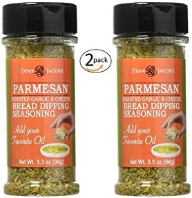 Dean Jacob's Parmesan Bread Dipping Seasoning - 3.3 oz. Stacking jar 2 pack