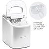 Andrew James Ice Maker Machine | Compact Portable Countertop Ice Cube Maker with 2.2L Tank | Ice Cubes in Under 10 Mins…