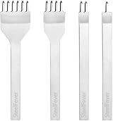 SteelFever Leather Craft Lacing Stitching Punch Hole Set 4mm Prong Pitch view 7