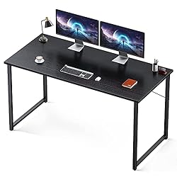 Coleshome 55 Inch Computer Desk, Modern Simple