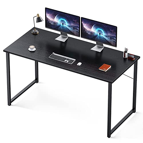 Coleshome 55 Inch Computer Desk, Modern Simple