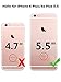 AIsoar Compatible/Replacement fit iPhone 8 Plus / 7 Plus Case Mirror Smart Clear View Window Flip Case Slim Multi-Function Mirror S-View Stand flip Folio Full Body Protection Cover (Rose Gold)