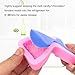 Kabi Mermaid Tail Mold Silicone Seashell Candy Molds for Chocolate Fondant Cake Decoration(4Pack)
