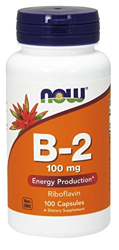 NOW Foods Vitamin B-2 (riboflavin), 100 Capsules / 100mg (Pack of 2)