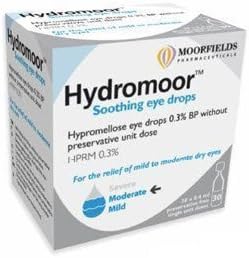 HYDROMOOR SOOTHING EYEDROPS (Hypromellose) Single Dose Units by Hydromoor by Moorfields