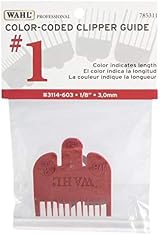 Wahl Color Coded Comb Attachment Red #1 for Wahl Hair Clippers view 2