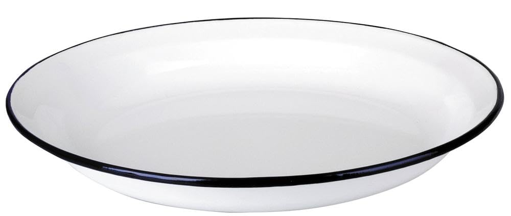 Ibili 912932 - Plato Hondo de Acero esmaltado vitrificado Blanca 32 cm — image 1