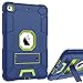 iPad Mini 4 Case,iPad Mini 4 Retina Case,iPad Mini 5 Case,BENTOBEN 3 in 1 Hybrid [Soft&Hard] Heavy Duty Rugged Shockproof Anti-Scratch Protective Kickstand Cases for iPad Mini 4/5,Navy Blue/Green primary