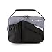 PlanetBox LAUNCH Eco-Friendly Stainless Steel Bento Lunch Box with 3 Compartments for Adults and Kids - Black Carry Bag with Galaxy Magnets