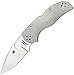 Spyderco Native Fluted Titanium Plain Edge Knife
