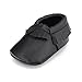 Voberry Baby Girls Soft Soled Tassel Bowknots Crib Shoes Moccasins (0~6 Month, Black)