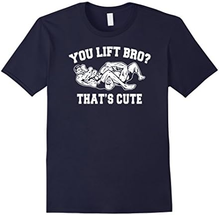 Men's You Lift Bro That's Cute BJJ T Shirt 2XL Navy