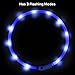 BSEEN Light Up Dog Collars - Reflective LED Dog Collar, Adjustable Puppy Collar, Rechargeable Dog Camping Gear Dog Collar Light for Small Medium Large Dogs (Medium, Blue3)