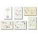 BEST PAPER GREETINGS Thank You Postcards With Note On Back - 72 Pack, 4 x 6 Inches, Floral Design - Floral Wedding Thank You Notes for Bereavement & Baby Shower
