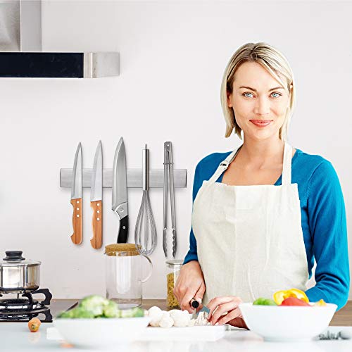 10 Inch Knife Strip, Premium Stainless Steel Wall Mounted