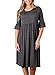 Dearlovers Women Ruffle Sleeve Casual Flared Midi Dress