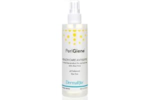 DERMARITE PeriGiene Antimicrobial Perineal Wash 8 oz. Pump Bottle Unscented Liquid 00198 2 Ct