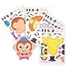 Zoo Animal & Safari Party Supplies and Favors: 12 Treat Boxes, 12 Animal Masks, 144 Tattoos, 12 Paddle Balls, 12 Make Zoo Stickers, 12 Notebooks, 100 Stickers, 24 Stampers, 1 Zoo Animal Tablecloth
