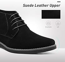 bruno marc new york men's classic original suede leather desert storm chukka boots