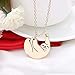 MUZHE Gold Silver Sloth Charm Necklace - Stylish Cute Animal Peandant Jewelry (Gold)