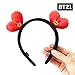 BT21 Tata Hair Band One Size Red_Black