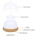 Aromatherapy Essential Oil Diffuser, EZOWare Essential Oil Portable Adjustable Ultrasonic Cool Mist Humidifier for Home Office Studio - 200ml, Wood Grain, 7 LED Color Changing