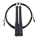 Speed Jump Rope by Emerge Premium Aluminum Speed Rope For Cross Training 10X Your Double Under Training for Maximum Endurance Fully Adjustable 360° Swivel Ball Bearing with Comfortable Handles