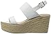Aldo Women's Scarantino Platform Sandal, White, 7.5 B US