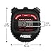 MARATHON Adanac 3000 Digital Stopwatch Timer, Water Resistant (Black/Red, Pack of 1)