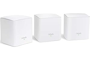 Tenda Nova Mesh WiFi System MW5G - Covers up to 3500 sq.ft - AC1200 Whole Home WiFi Mesh System - Gigabit Mesh Router for 80 Devices - Dual-Band Mesh Network to Replace Router and Extender - 3-Pack