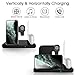 Wireless Charger, QI-EU 4 in 1 Qi-Certified 18W Fast Charging Station Compatible Apple Watch Airpods iPhone Se/11/11pro/X/XS/XR/Xs Max/8/8 Plus, Wireless Charging Stand Compatible Samsung S20/S10