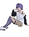 miccostumes Women's Costume Student Cosplay Uniform Set Sweatshirt Skirt (XL, Multicolor)